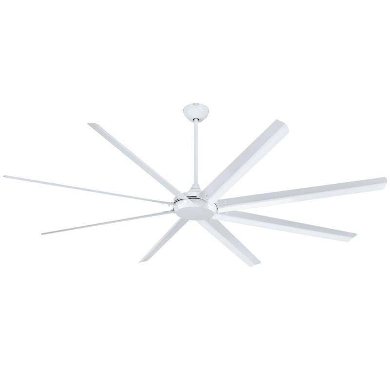 Westinghouse Lighting Widespan Industrial Ceiling Fan, Remote Control, 100 Inch, DC Motor - White