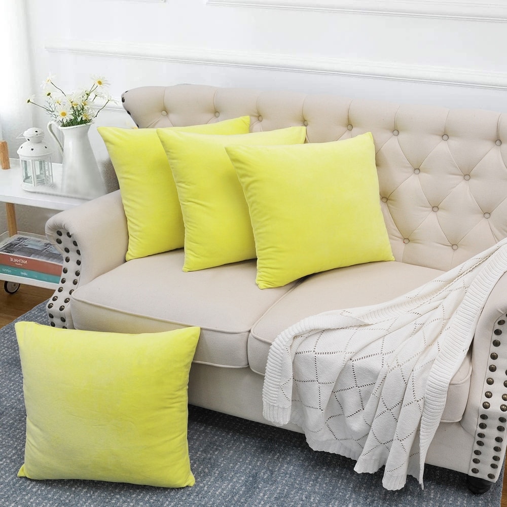 Supersoft 20-inch Throw Pillow Covers (Set of 4)