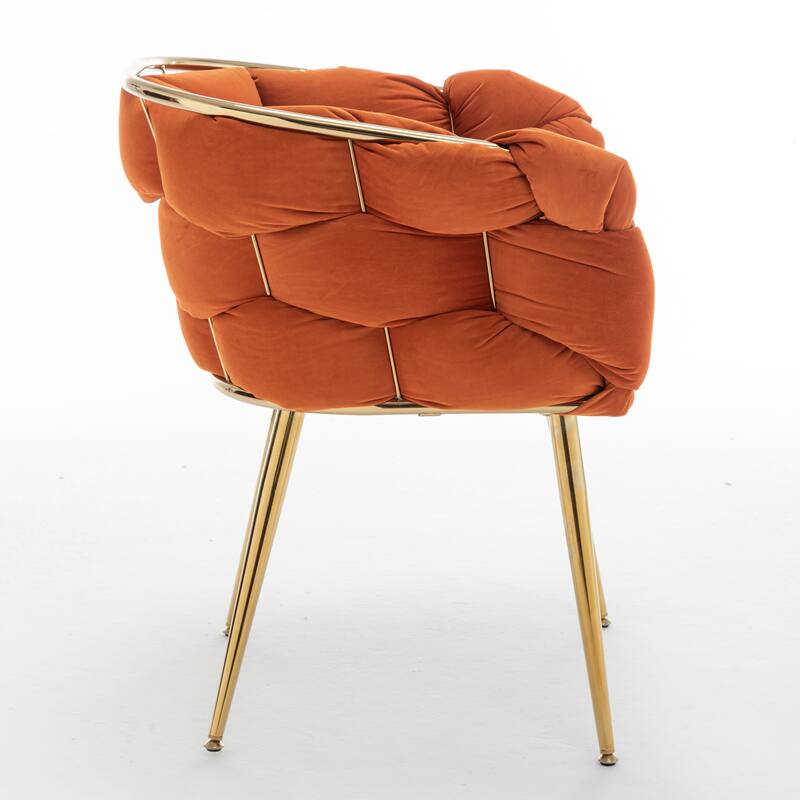 Luxury Simple Leisure Velvet Single Sofa Chair Bedroom Lazy Person Household Dresser Stool Manicure Table Back Chair