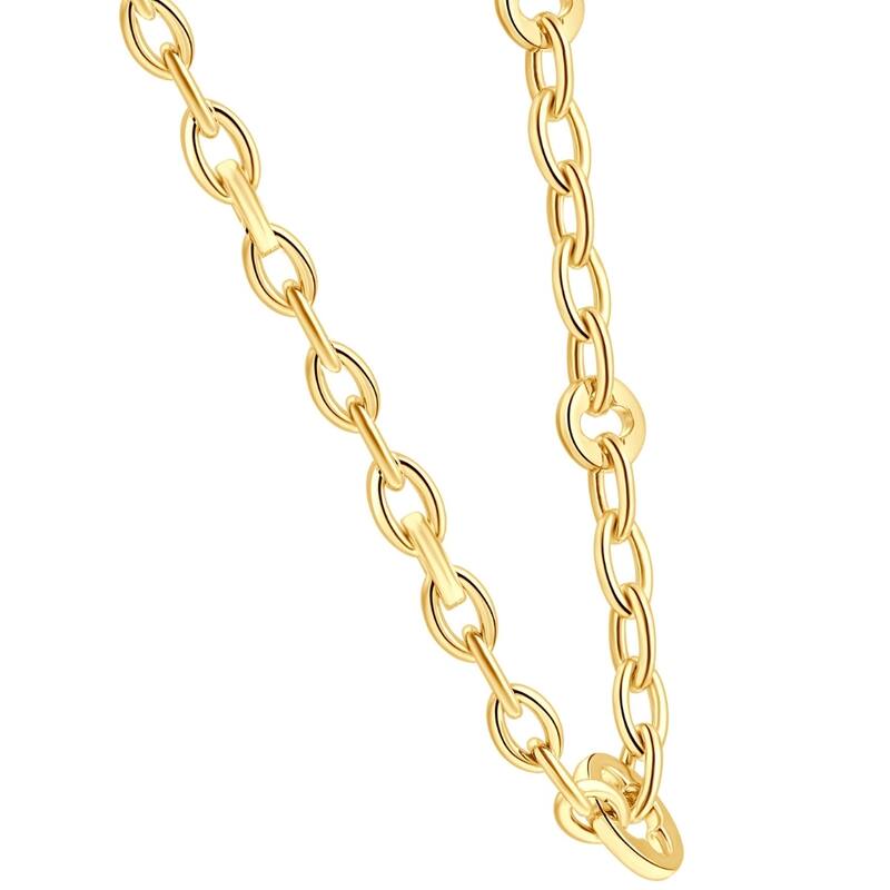 Yellow Gold Women's 24" Chain Necklace 32.1 Grams 9.5mm Thick