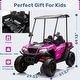 preview thumbnail 15 of 31, 24V Ride-On Car, 4WD UTV for Kids, Remote-Controlled Dump Truck, Removable Roof, 2-Seater, 3 Speeds, Bluetooth, Music Features