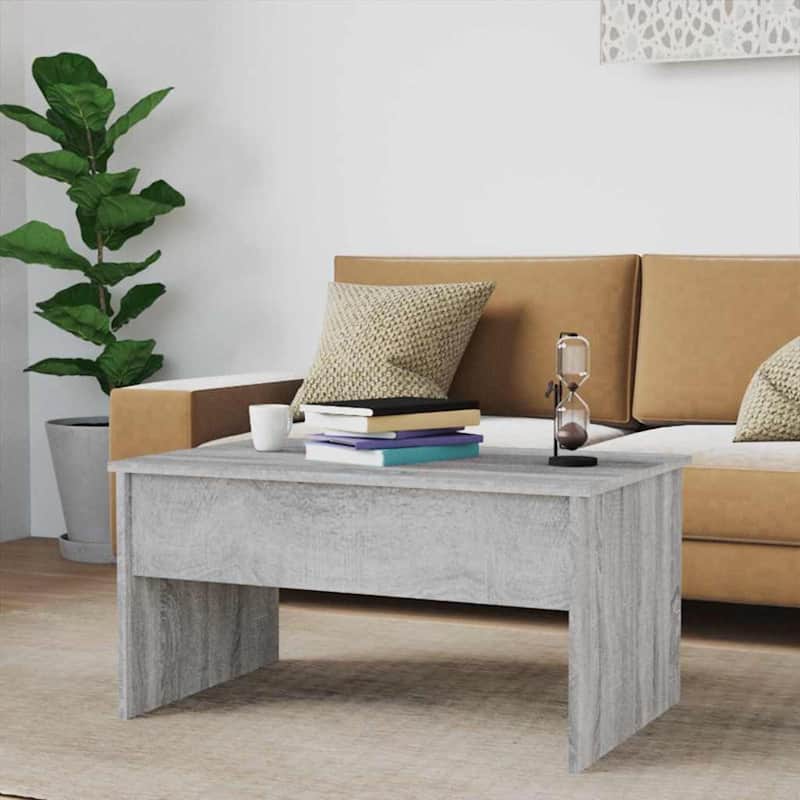vidaXL Coffee Table Lift Top End Table Accent Side Sofa Table Engineered Wood - 31.5" x 19.9" x 16.3"