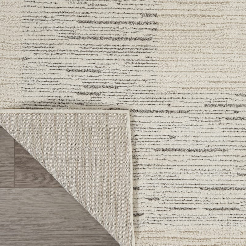 Power Loomed Abstract Modern Area Rug