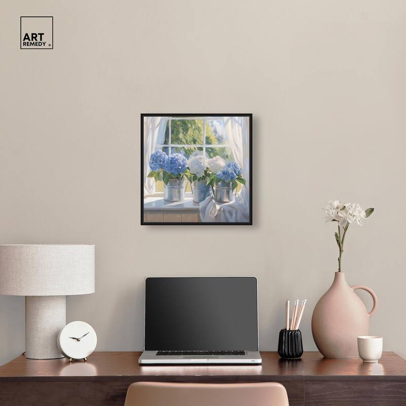 Window Bloom Canvas by Art Remedy