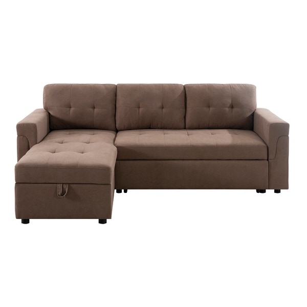PERRY　MINI SOFA　1P（NA） Perry Modern Reversible Sleeper Sectional Sofa with Storage