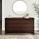 preview thumbnail 3 of 10, Prepac Fremont 6 Drawer Double Dresser for Bedroom, Wide Chest of Drawers, Traditional Bedroom Furniture
