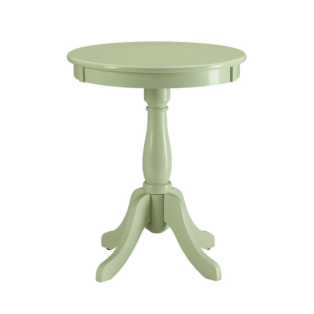 Ophelia Side Table with Turned Pedestal