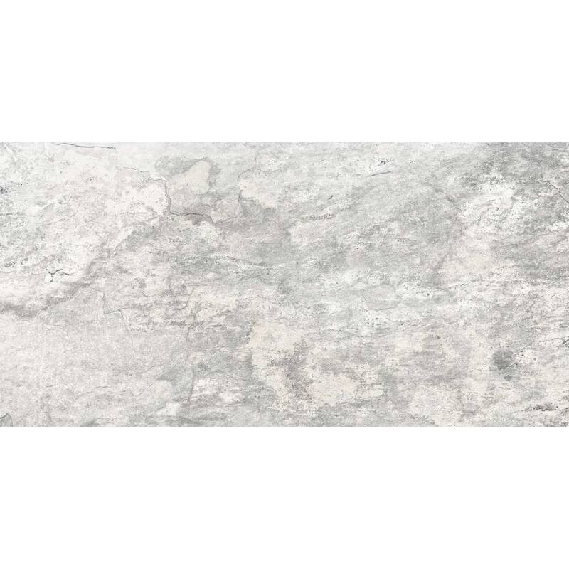 The Tile Life Wells Stone 12x24 White Porcelain Floor & Wall Tile - 4 x 4 Sample