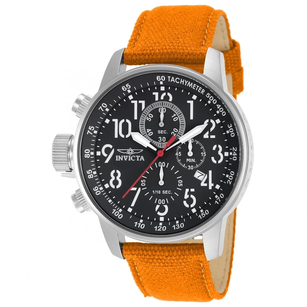 Invicta Men's 11520 I-Force Quartz Chronograph Orange Dial Watch