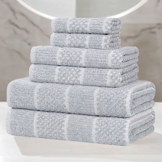 Superior Naples Viscose Cotton Blend 6 Piece Towel Set