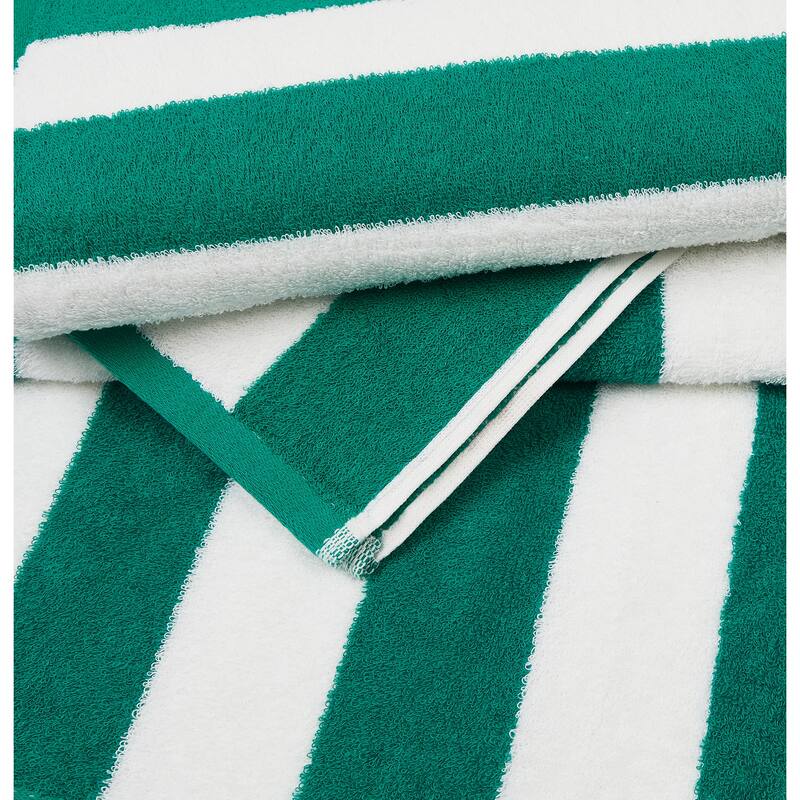 Oceanfront Resort Classic Cabana 4 PACK Beach Towel.