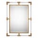preview thumbnail 3 of 2, Uttermost Balkan Urban Modern Bathroom Mirror with Acrylic and Gold