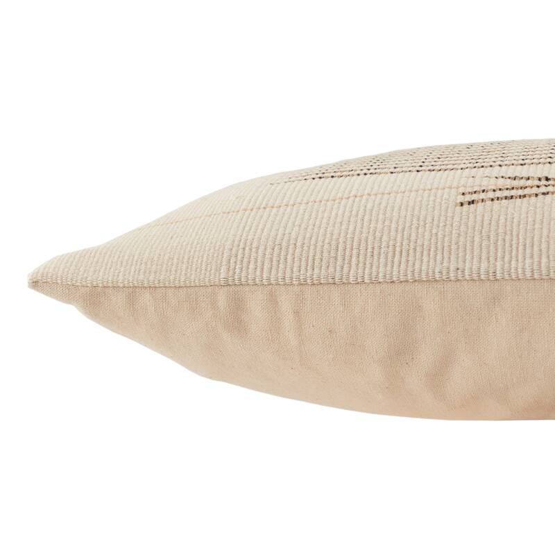 Noja Beige/ Ivory Tribal Lumbar Pillow