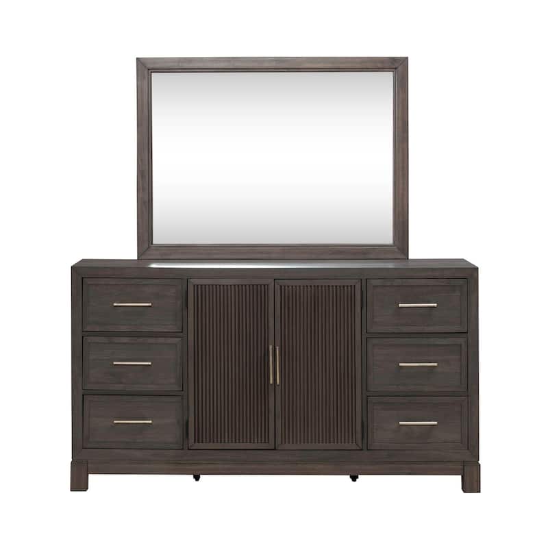 Liberty Furniture Modern Edge Dresser, Optional Mirror
