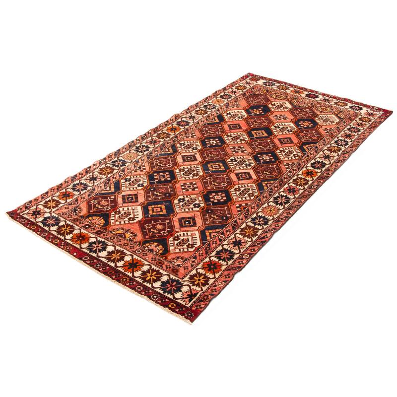 ECARPETGALLERY Hand-knotted Kayseri Vintage Dark Brown Wool Rug - 5'1 x 9'8