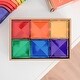 preview thumbnail 2 of 4, Connetix Magnetic Tiles Rainbow Square Pack, 42 Pieces