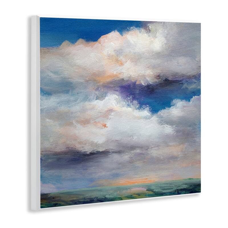 Stupell Restless White Clouds Wall Plaque Art Design By Karen Hale