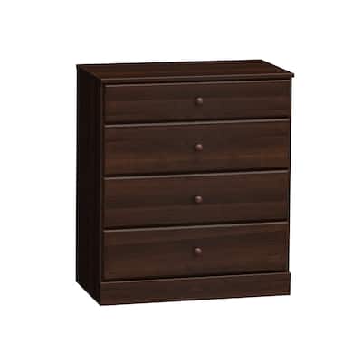 Bella 4-Drawer Dresser, Espresso