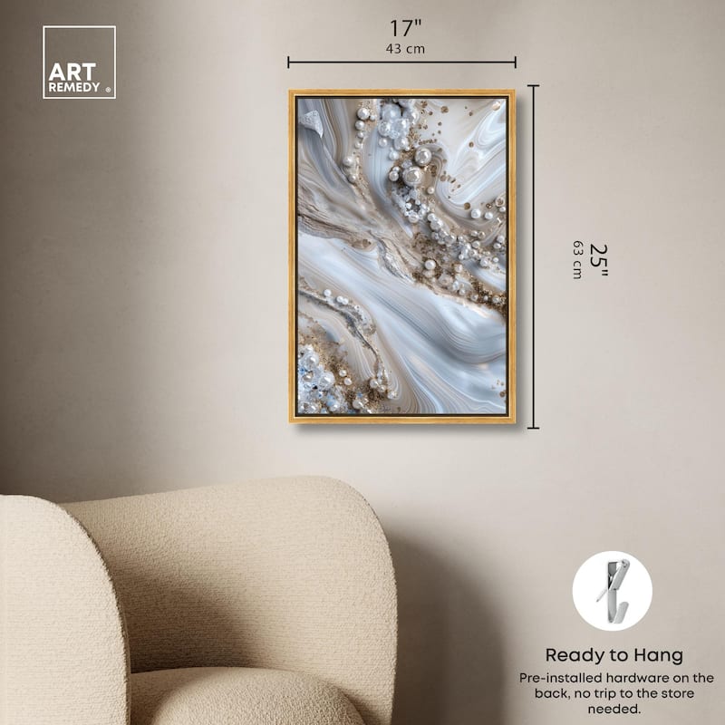 Effervescent Earth Canvas by Art Remedy