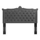 preview thumbnail 4 of 65, Louisa Tufted Performance Velvet King/California King Headboard