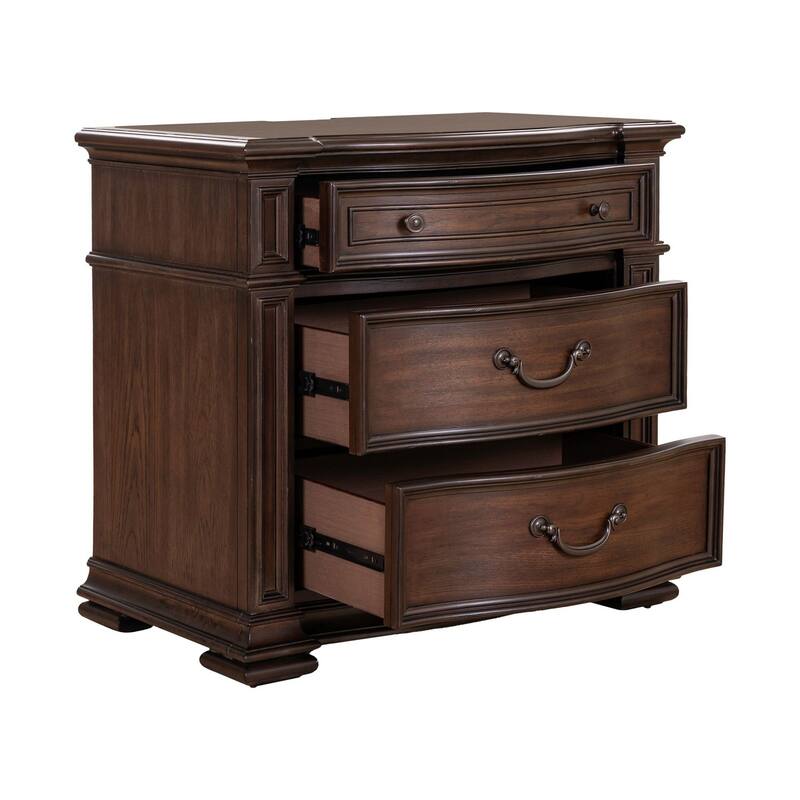 Liberty Furniture Provence Park Bedside Chest with Charging Station