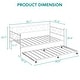 preview thumbnail 9 of 18, Sturdy Metal Twin Bed Frame with Heart-shaped Headboard