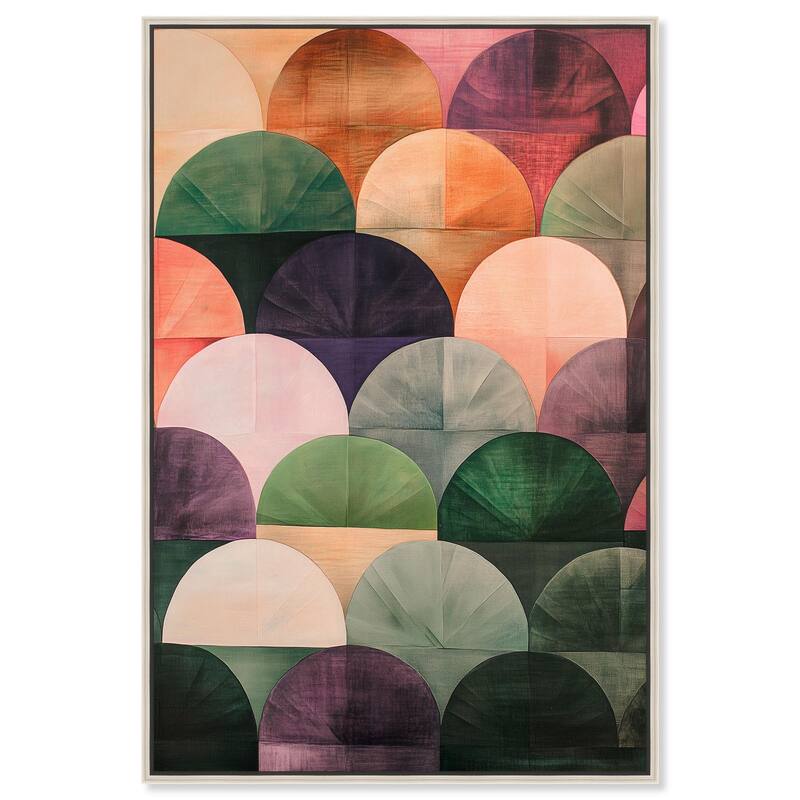 Rising Suns Canvas by Art Remedy - 30" x 45" - Silver