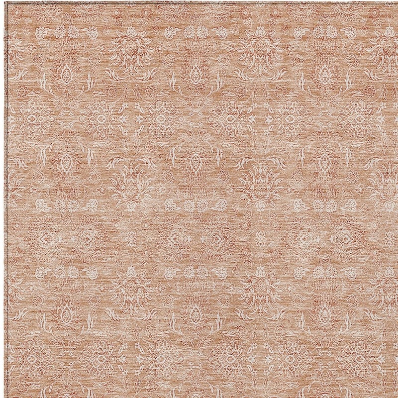 HomeRoots Floral Transitional Rectangle Outdoor Rug