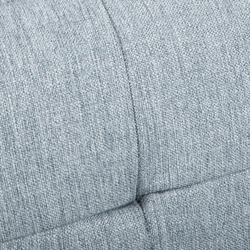 Linen Upholstered Accent Chair Armchair with Metal Frame - 31.5"H x 25.87"W x 19.3"D