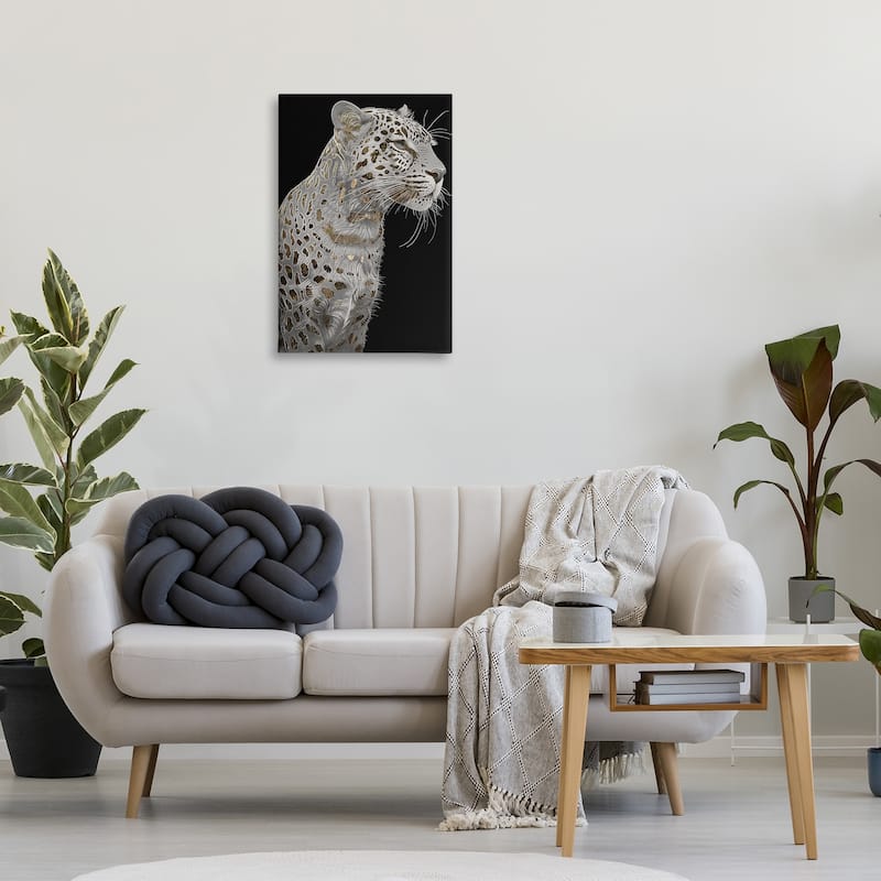 Stupell Elegant Glam Leopard Spots Canvas Wall Art Design By Sasha
