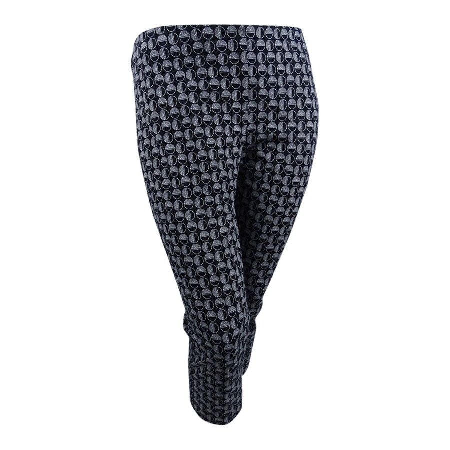 printed cropped pants