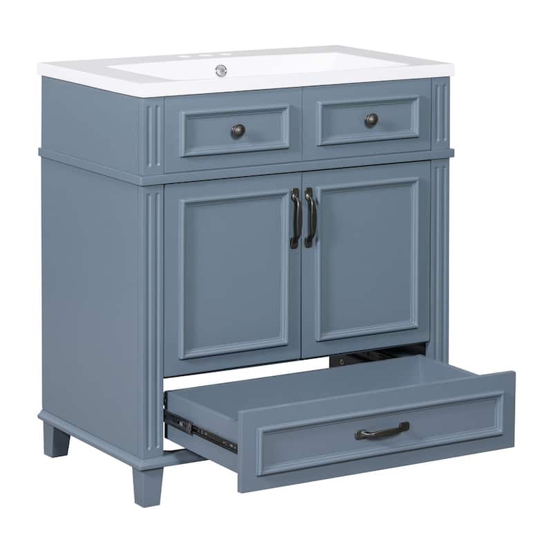 30'' Bathroom Vanity with Soft Closing Doors