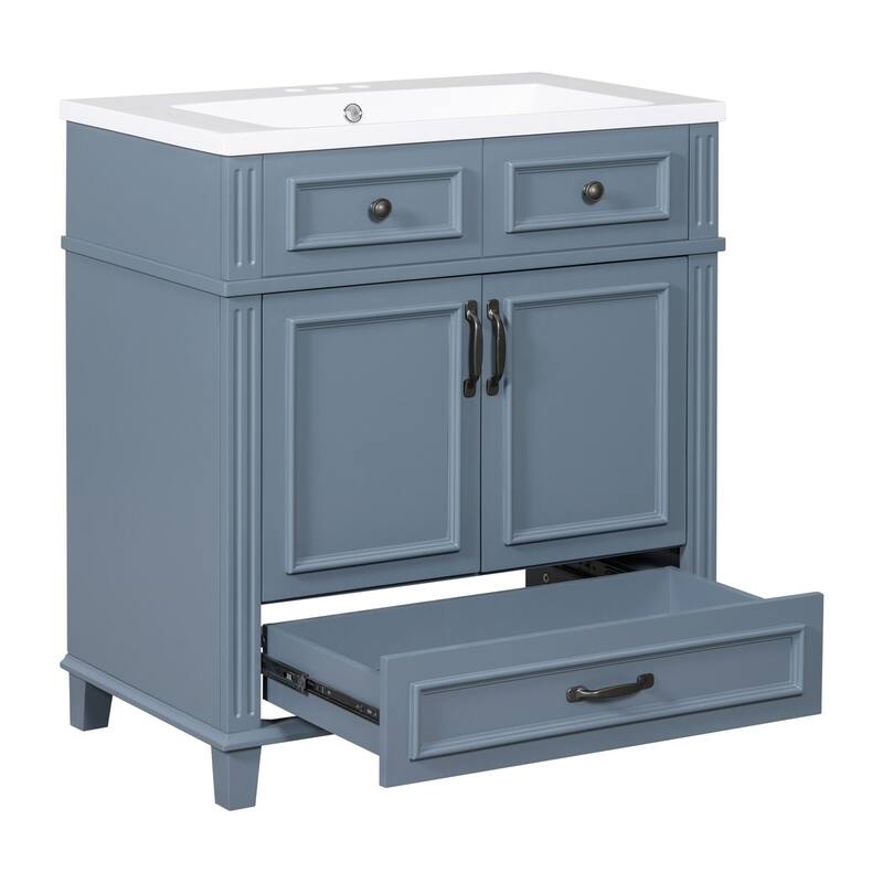 Bathroom Storage Cabinet with Soft Closing Doors