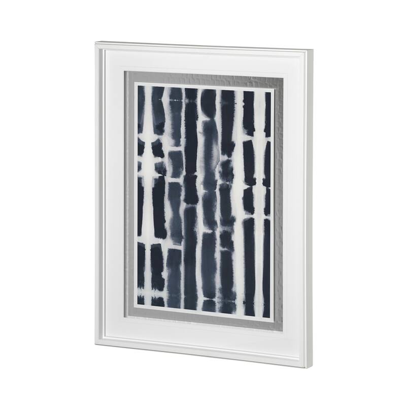 Indigo Lines I Framed Art Print
