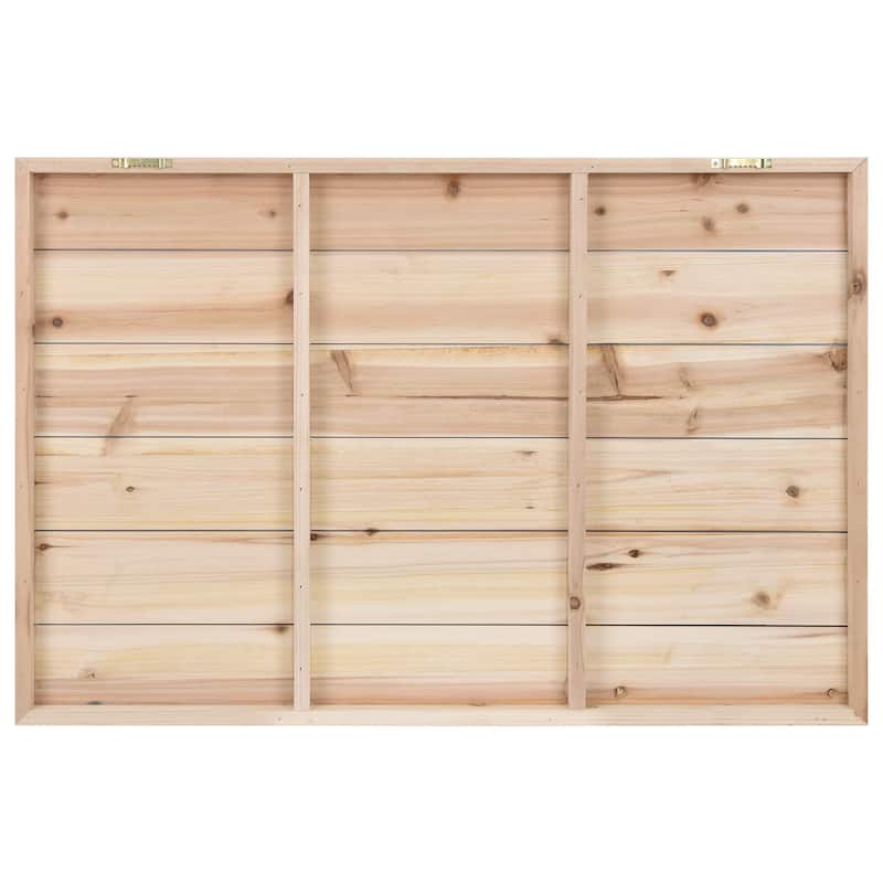 American Flag Print on Solid Fir Wood Plank Wall Art