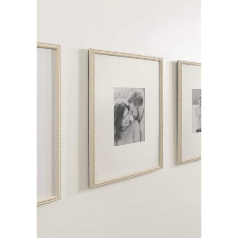 Kate and Laurel Adlynn Beaded Photo Frame Set