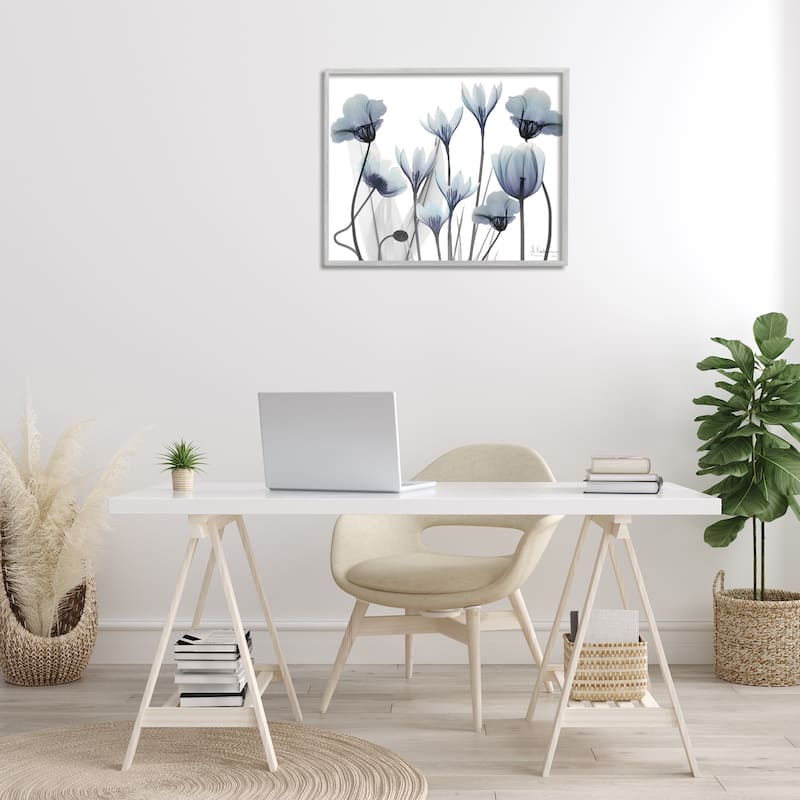 Stupell Delicate Mixed Chic Blooms Framed Giclee Art Design By Albert Koetsier