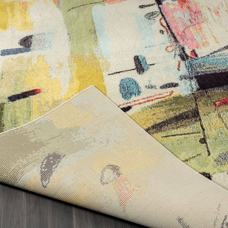Katie Merz COLORWRKS Sunny x Pastels Area Rug