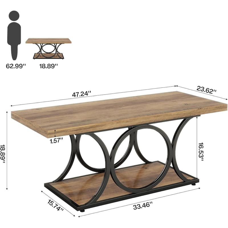 Rectangle Coffee Table, Modern Coffee Tables for Living Room