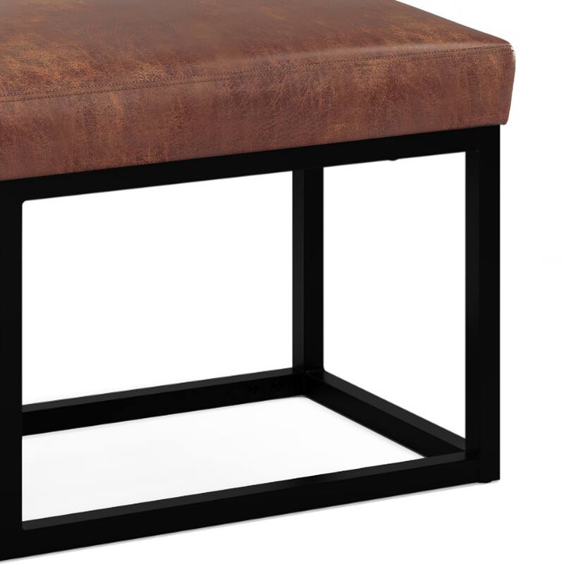 WYNDENHALL Kerwood 44 inch Wide Contemporary Rectangle Ottoman Bench - 14.6" D x 44" W x 18.5" H