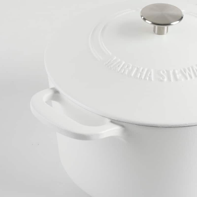 Martha Stewart Gatwick 7 QT Enamel Cast Iron Dutch Oven