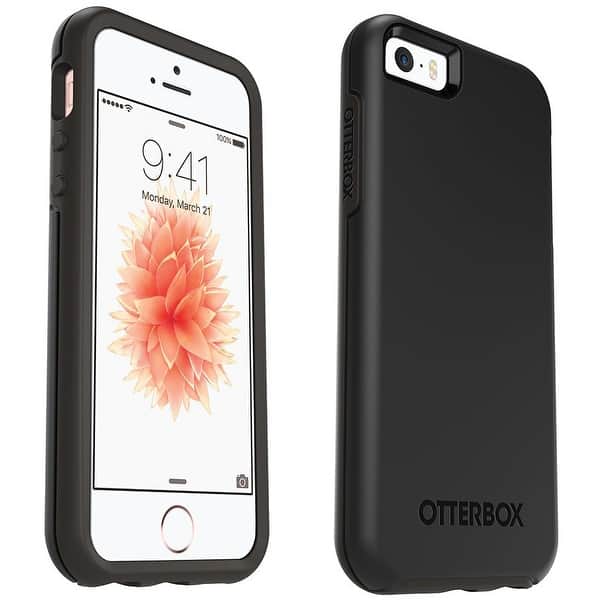 Shop Otterbox Symmetry Series Case For Iphone Se 5 5s Black Overstock 19432630