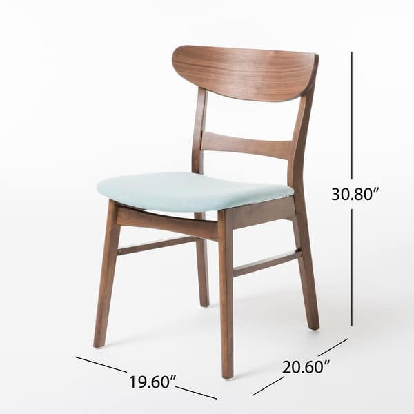 dimension image slide 6 of 8, Idalia Mid-Century Modern 7 Piece Dining Set by Christopher Knight Home