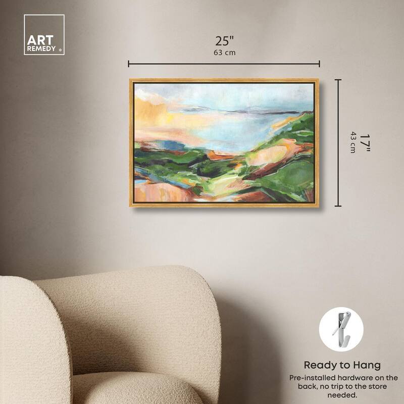 Abstract Landscape Canvas by Art Remedy