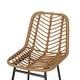 preview thumbnail 17 of 18, Sawtelle Outdoor Wicker Barstools (Set of 2) by Christopher Knight Home