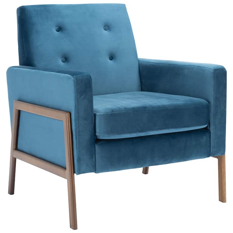 SAFAVIEH Roald Mid-Century Modern Sofa Accent Chair - 29" W x 29" L x 33.5" H