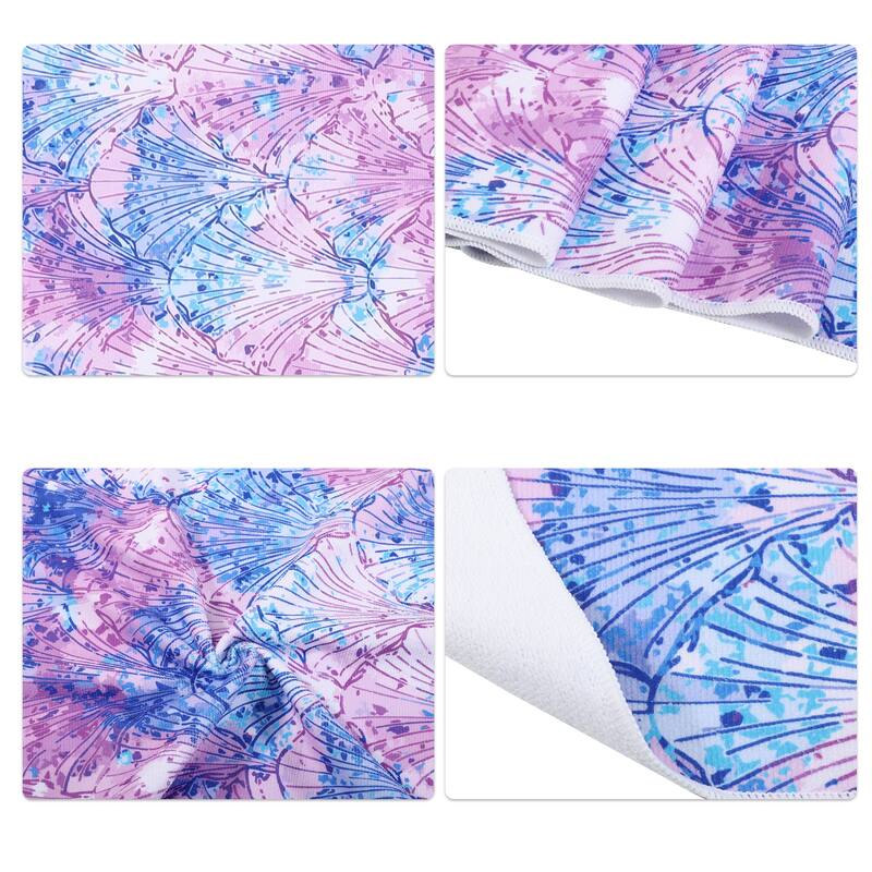 1 Pcs Soft Absorbent Beach Towel Classic Design for Beach Purple 59"x30"
