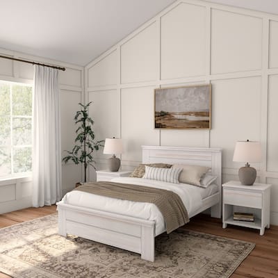 Plank and Beam Farmhouse Full Bed with Panel Headboard