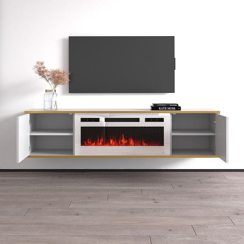 Goldie WH-EF Electric Fireplace 65" TV Stand