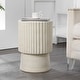 preview thumbnail 1 of 27, JONATHAN Y Kline 19" Modern Art Deco Tambour Accent Table